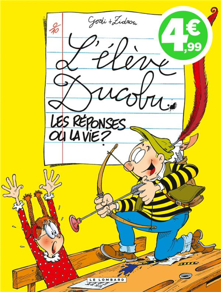 DUCOBU  - TOME 3 - LES RÉPONSES OU LA VIE ? / EDITION SPÉCIALE, ENSEIGNES ET LIBRAIRES (INDISPENSABL - ZIDROU - LOMBARD