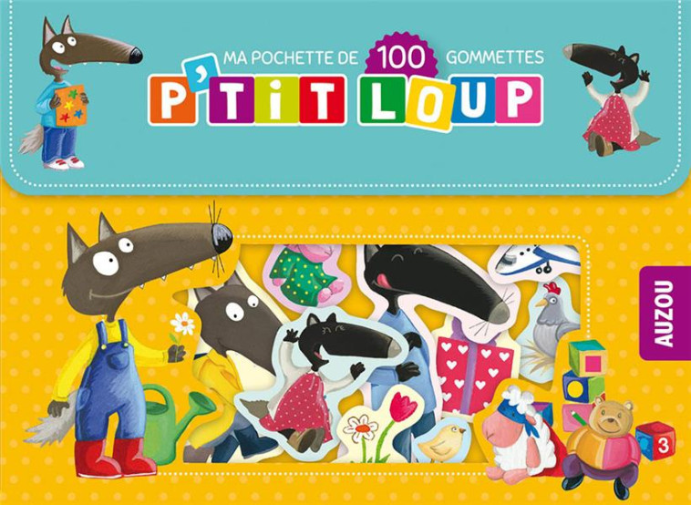 P'TIT LOUP - T02 - MA POCHETTE DE 100 GOMMETTES P'TIT LOUP - LALLEMAND/THUILLIER - NC