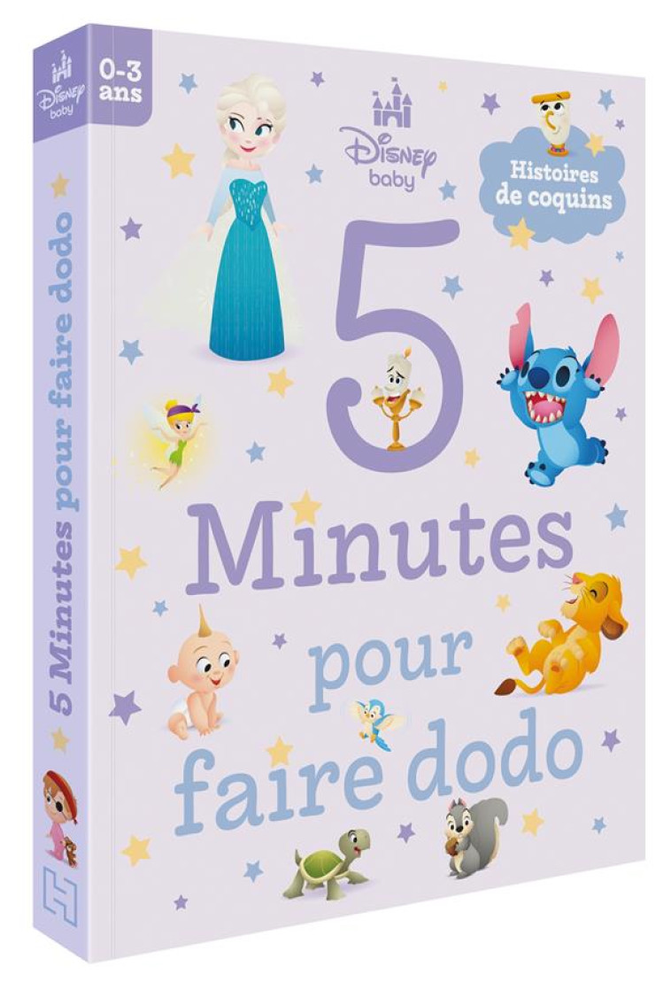 DISNEY BABY - 5 MINUTES POUR FAIRE DODO (0-3 ANS) - HISTOIRES DE COQUINS - XXX - HACHETTE