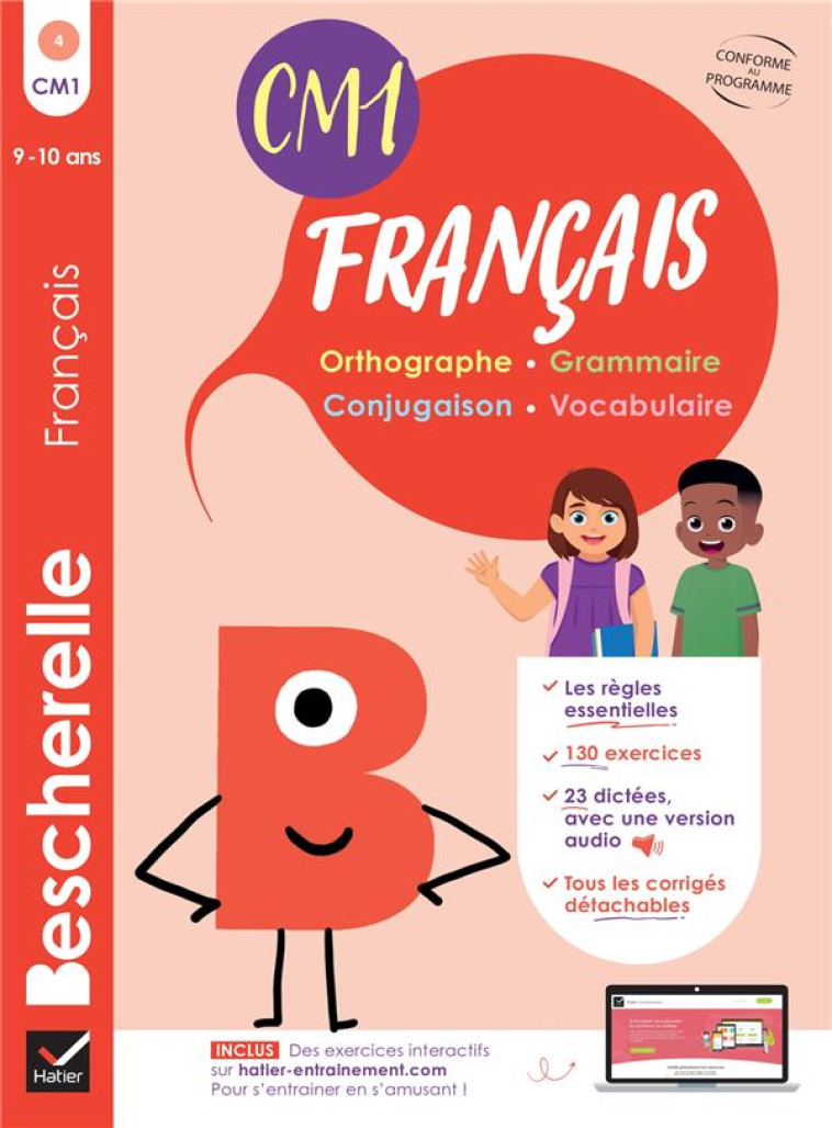 BESCHERELLE FRANÇAIS CM1  - 9 ANS - CATHERINE GAU - HATIER SCOLAIRE