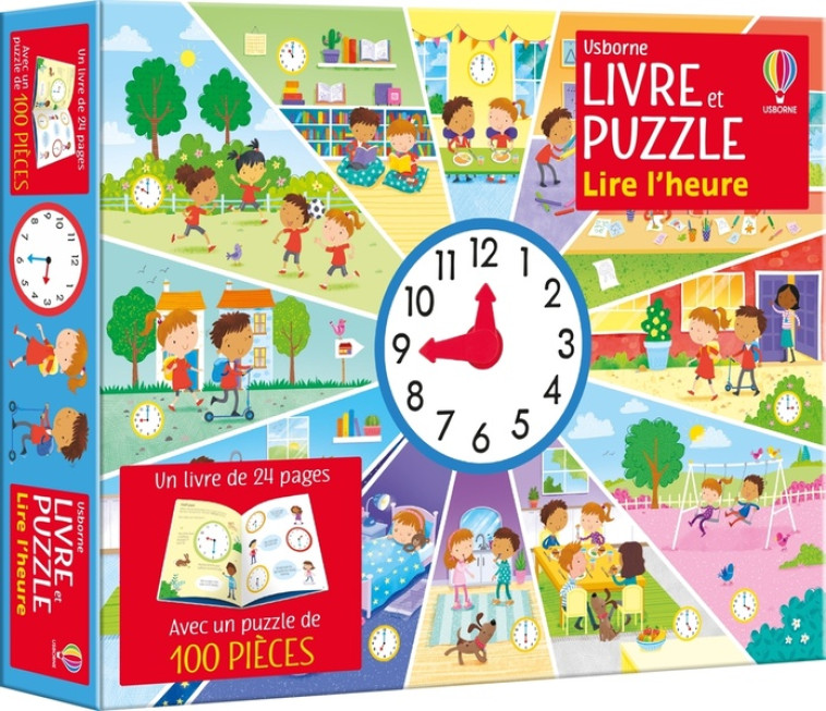 LIRE L'HEURE - COFFRET LIVRE ET PUZZLE - DÈS 5 ANS - KATE NOLAN - NC