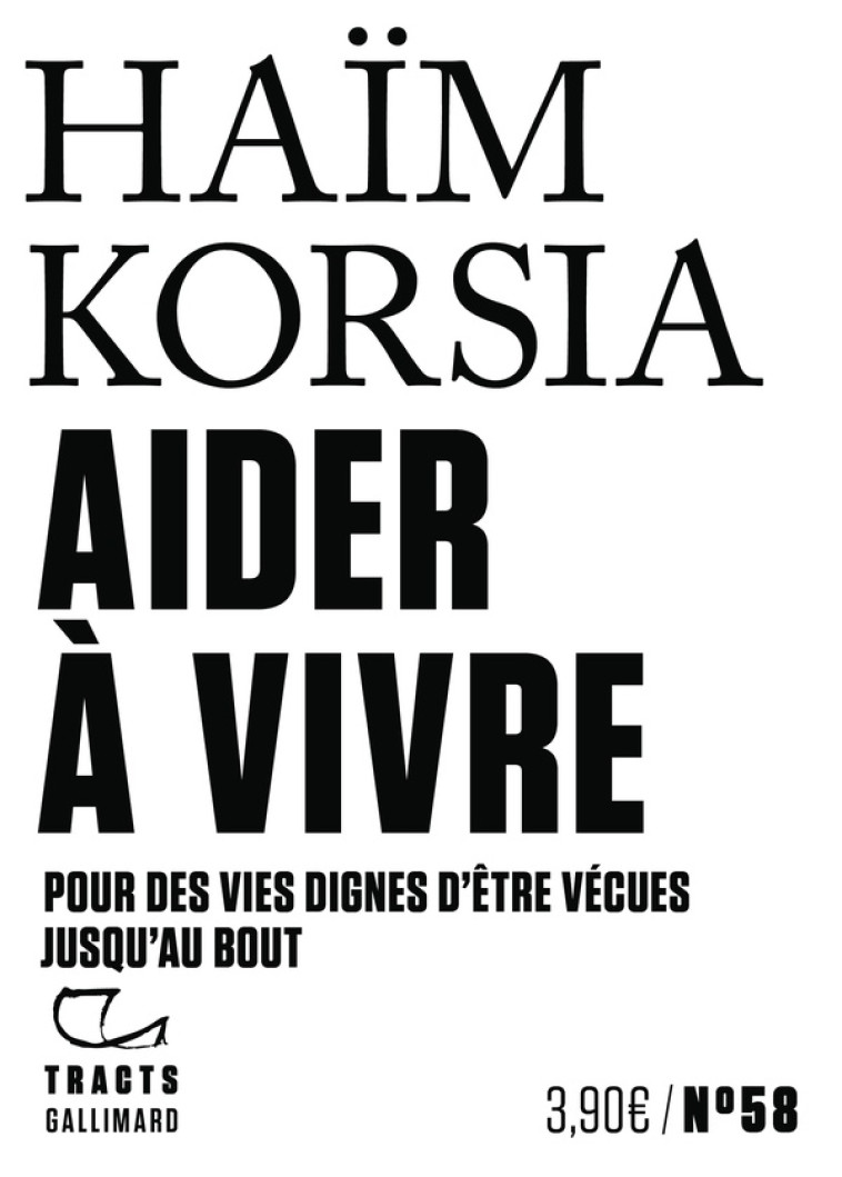 AIDER À VIVRE - HAIM KORSIA - GALLIMARD