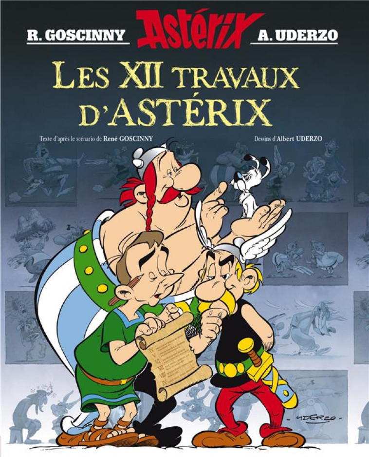 ASTERIX - ALBUM ILLUSTRE - LES 12 TRAVAUX D'ASTERIX (HORS COLLECTION) - GOSCINNY/UDERZO - Hachette