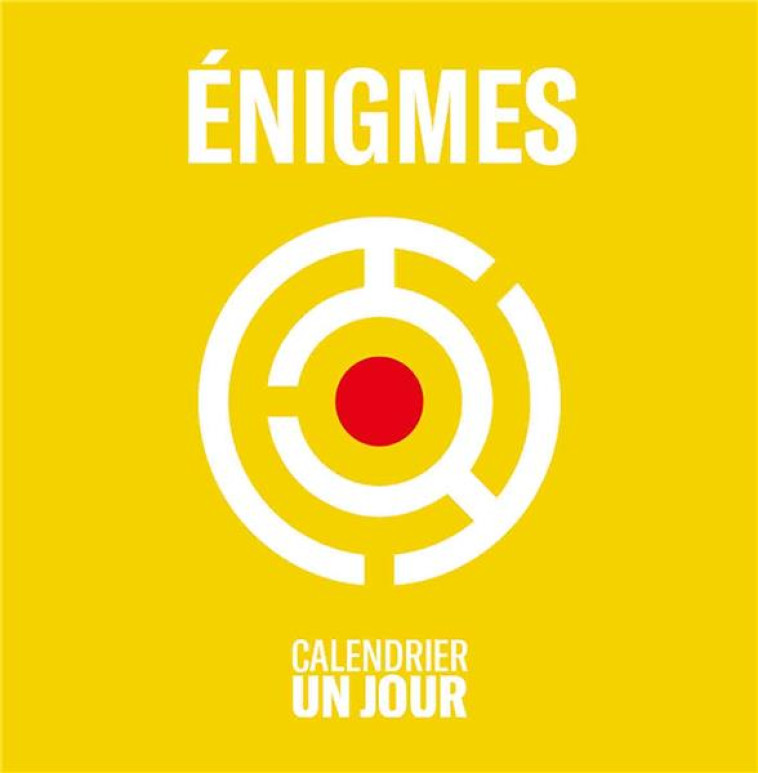 CALENDRIER UN JOUR - ENIGMES - COLLECTIF - PAPIER CADEAU