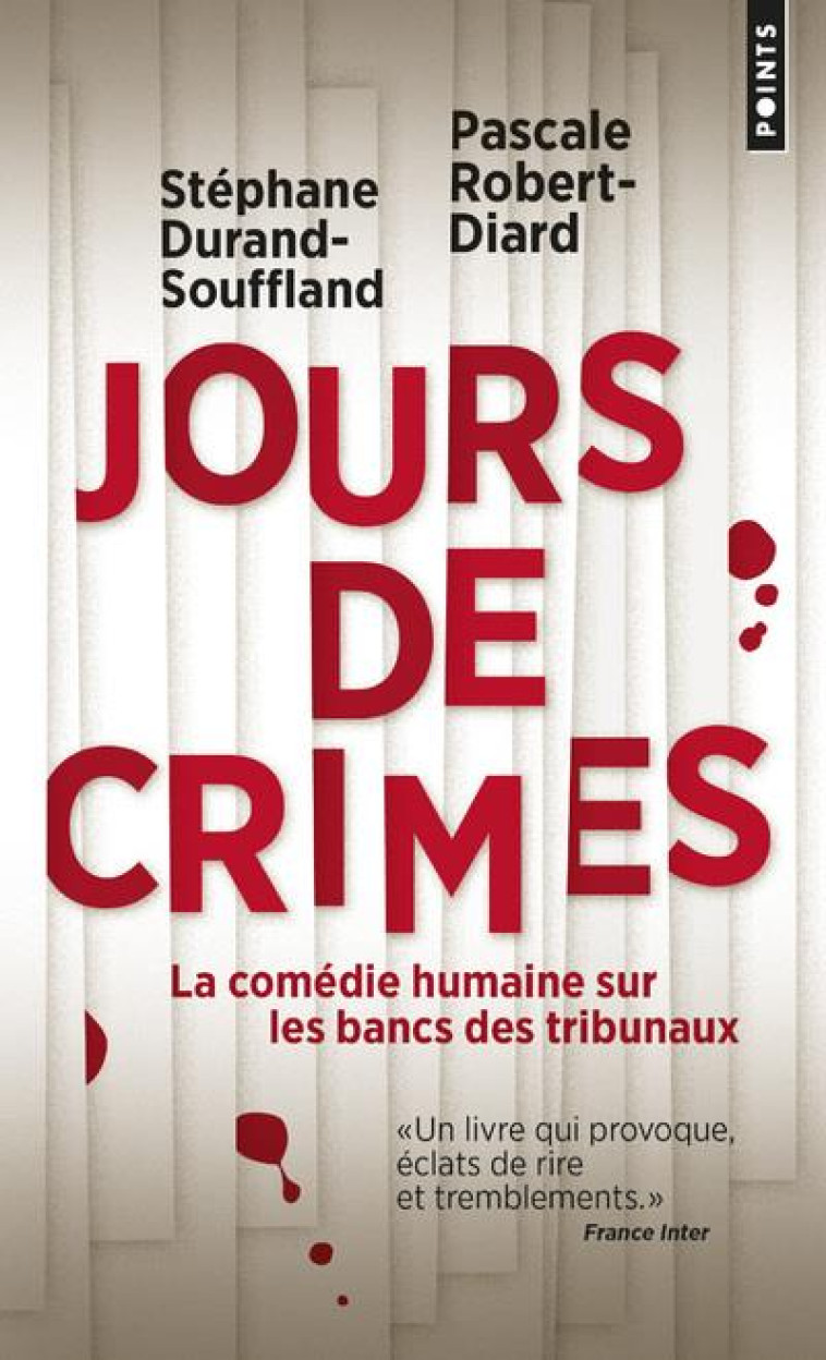 POINTS POLICIERS JOURS DE CRIMES - PASCALE ROBERT-DIARD - POINTS