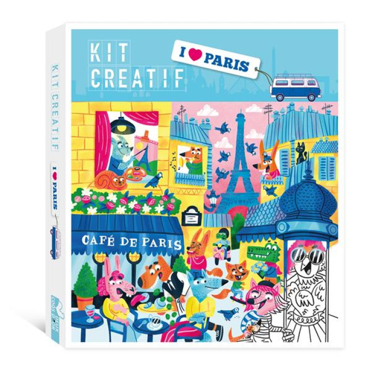 KIT CRÉATIF - I LOVE PARIS - TURQUOIS ALICE - NC