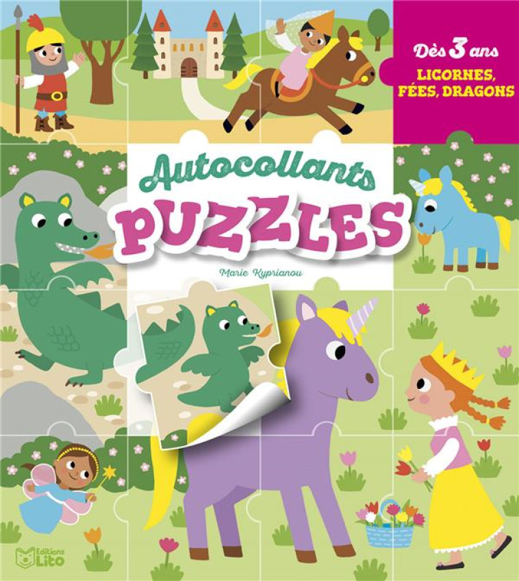 AUTOC. PUZZLES - LICORNES FEES - XXX - LITO