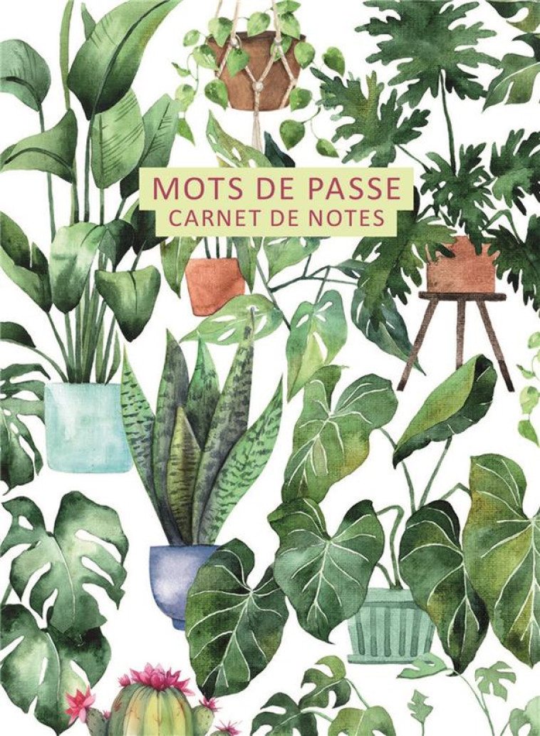 MOTS DE PASSE - CARNET DE NOTES (URBAN JUNGLE) - COLLECTIF - NC