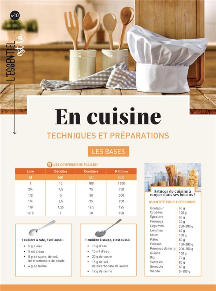 EN CUISINE : TECHNIQUES ET PREPARATIONS - COLLECTIF - MERCILESLIVRES