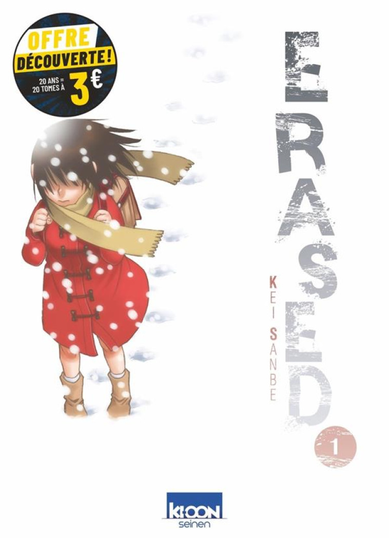 ERASED T01 À 3 EUROS - KEI SANBE - KI-OON