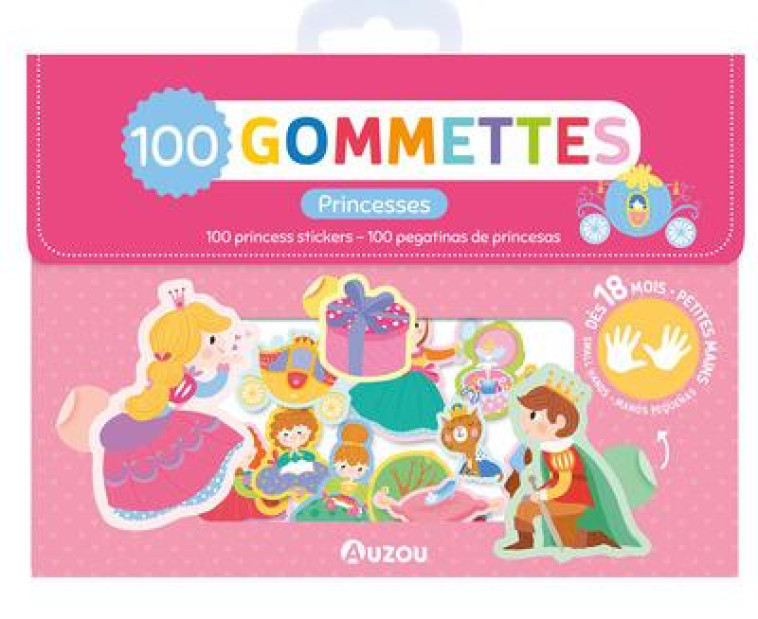 MA POCHETTE DE 100 GOMMETTES  - PRINCESSES - NERADOVA MARIA - NC