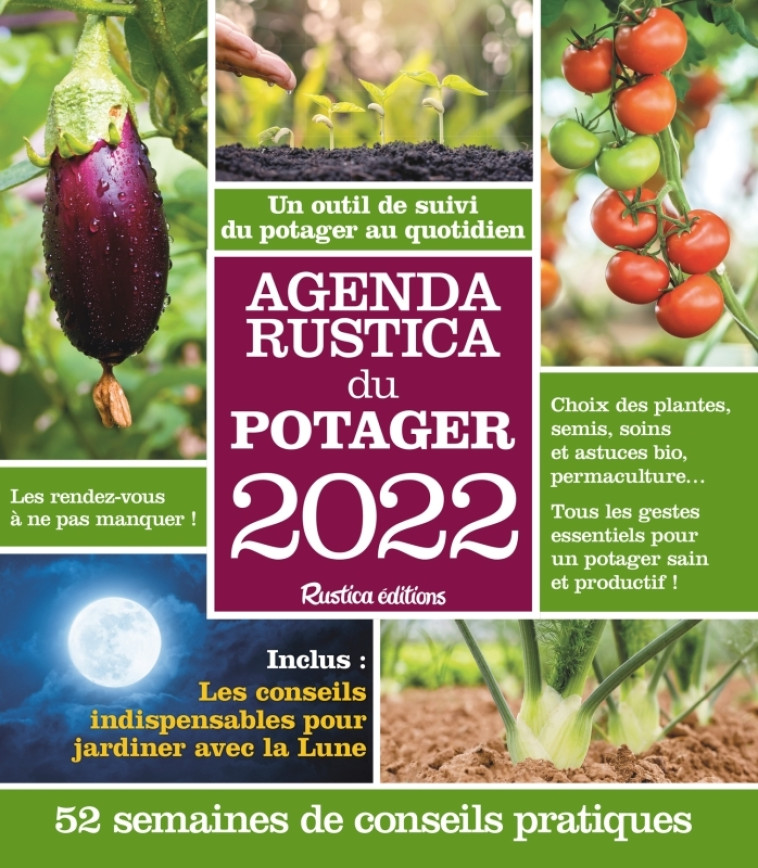 AGENDA RUSTICA DU POTAGER 2022 - Robert Elger - RUSTICA