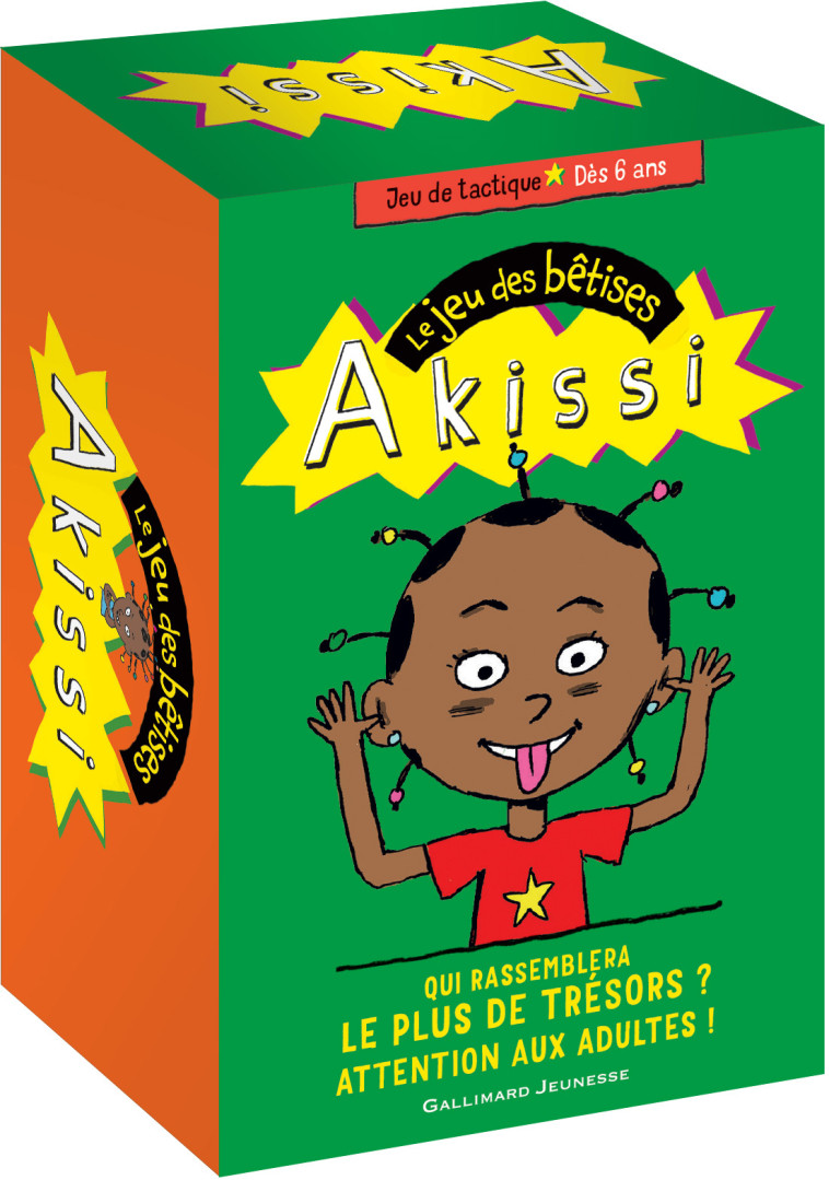 AKISSI - LE JEU DES BÊTISES -  ABOUET/SAPIN, Marguerite Abouet, Mathieu Sapin - GALLIMARD JEUNE