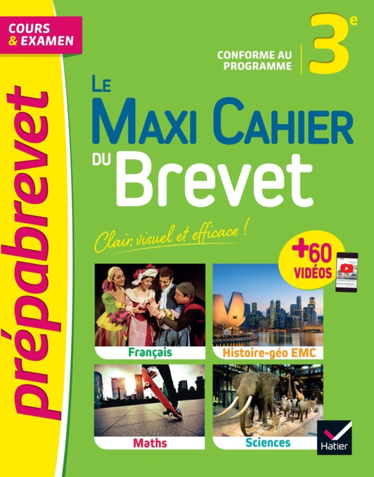 LE MAXI CAHIER DU BREVET (TOUT-EN-UN) - BREVET 2024 - COLLECTIF - HATIER SCOLAIRE