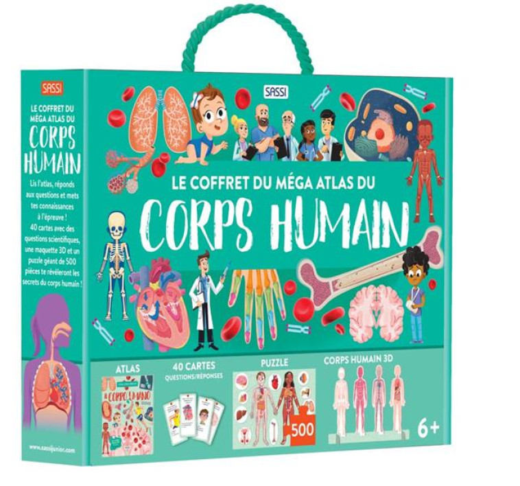 LE COFFRET DU MEGA ATLAS DU CORPS HUMAIN - CERATO/FABRIS - NC