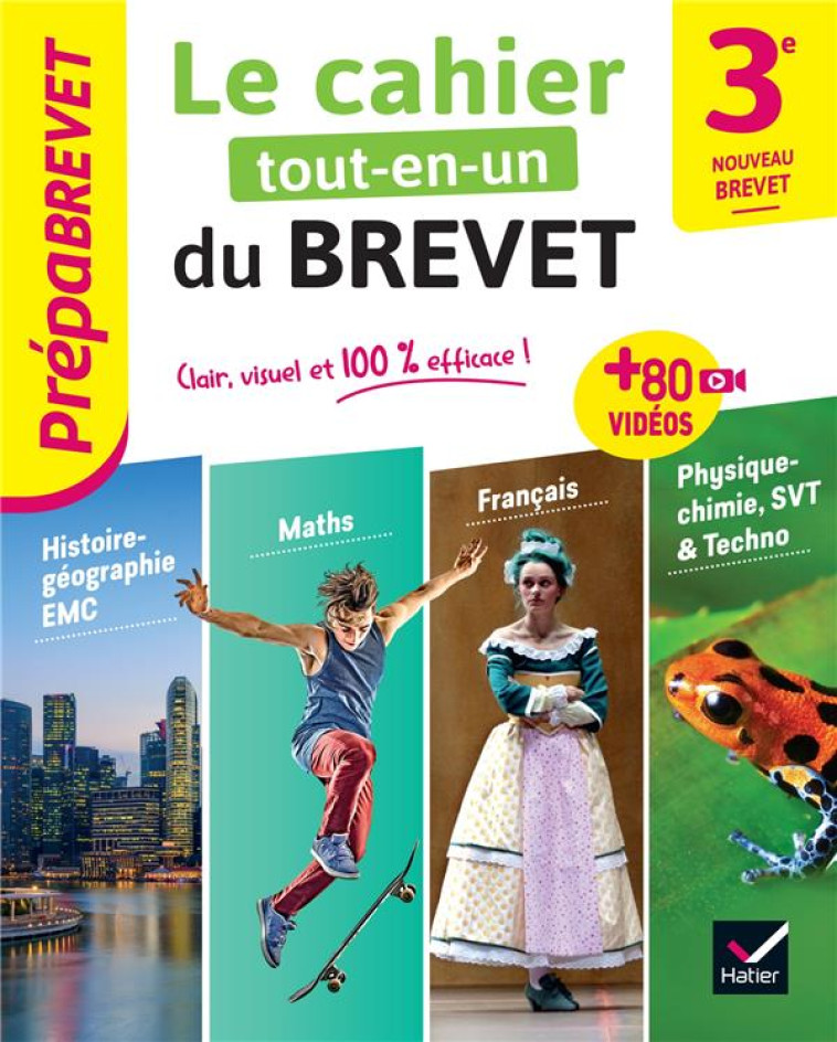 LE CAHIER TOUT-EN-UN DU BREVET - NOUVEAU BREVET 2025 -  - HATIER SCOLAIRE