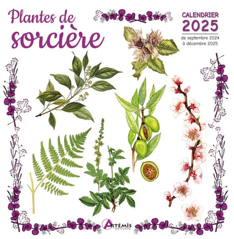 CALENDRIER PLANTES DE SORCIERE 2025 - COLLECTIF - NC