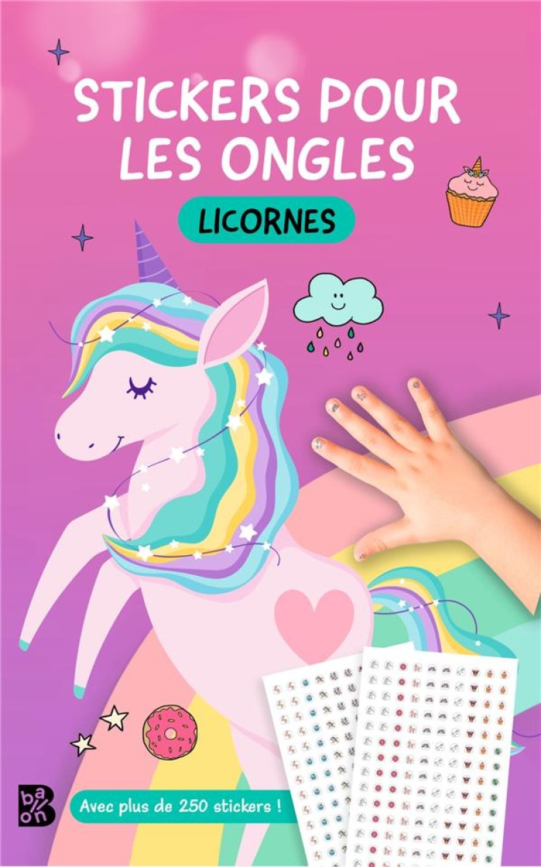 STICKERS POUR LES ONGLES: LES LICORNES -  - NC