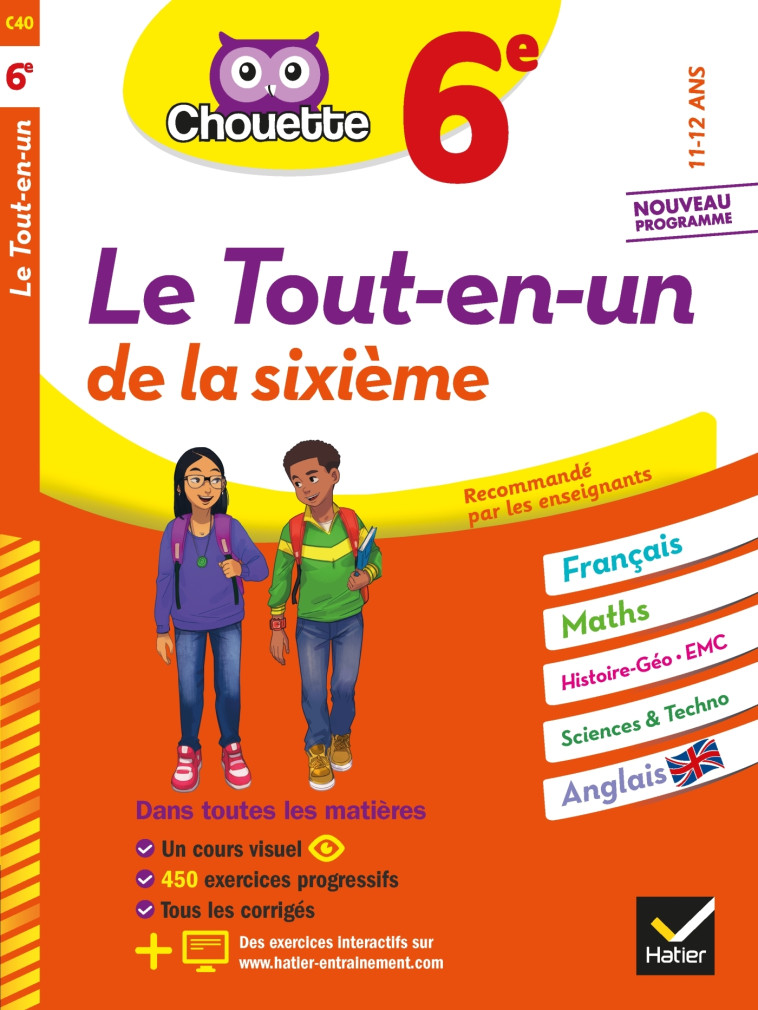 Chouette Le Tout-en-un 6e - Bonnefond Gérard, Daviaud Daniel, Gaillard Cécile, Marquetty Thierry, Nemni-Nataf Nicole, Revranche Bernard, Touati Corinne - HATIER