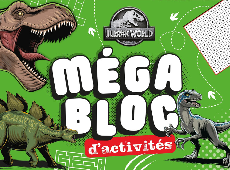 Jurassic - Méga bloc d'activités -   - HACHETTE JEUN.