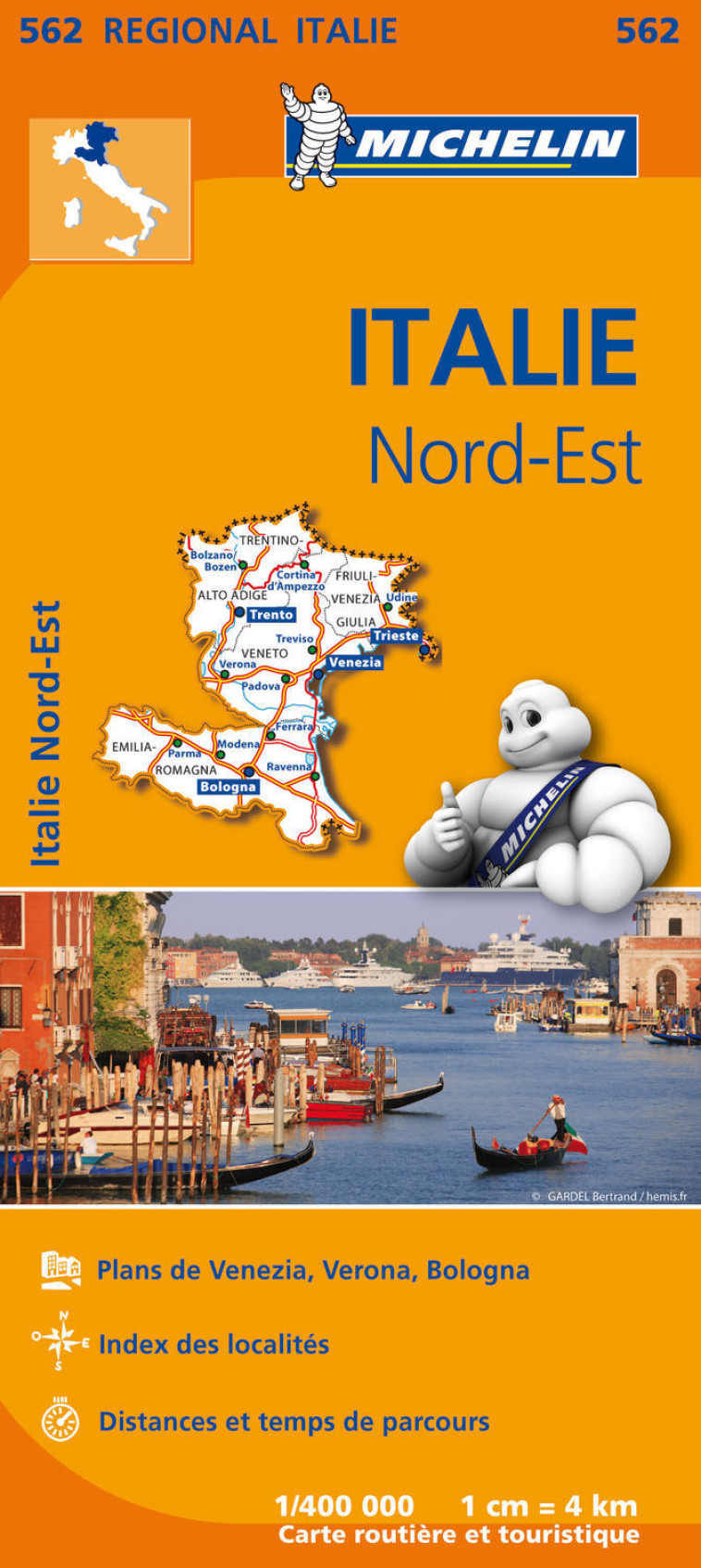 Carte Régionale Italie Nord-Est - XXX - MICHELIN