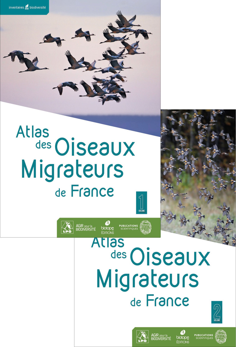 Atlas des Oiseaux Migrateurs de France (2 volumes) - Collectif  - BIOTOPE