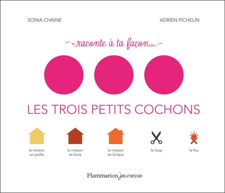 Raconte à ta façon... - Les Trois Petits Cochons - Chaine Sonia, Pichelin Adrien - FLAM JEUNESSE