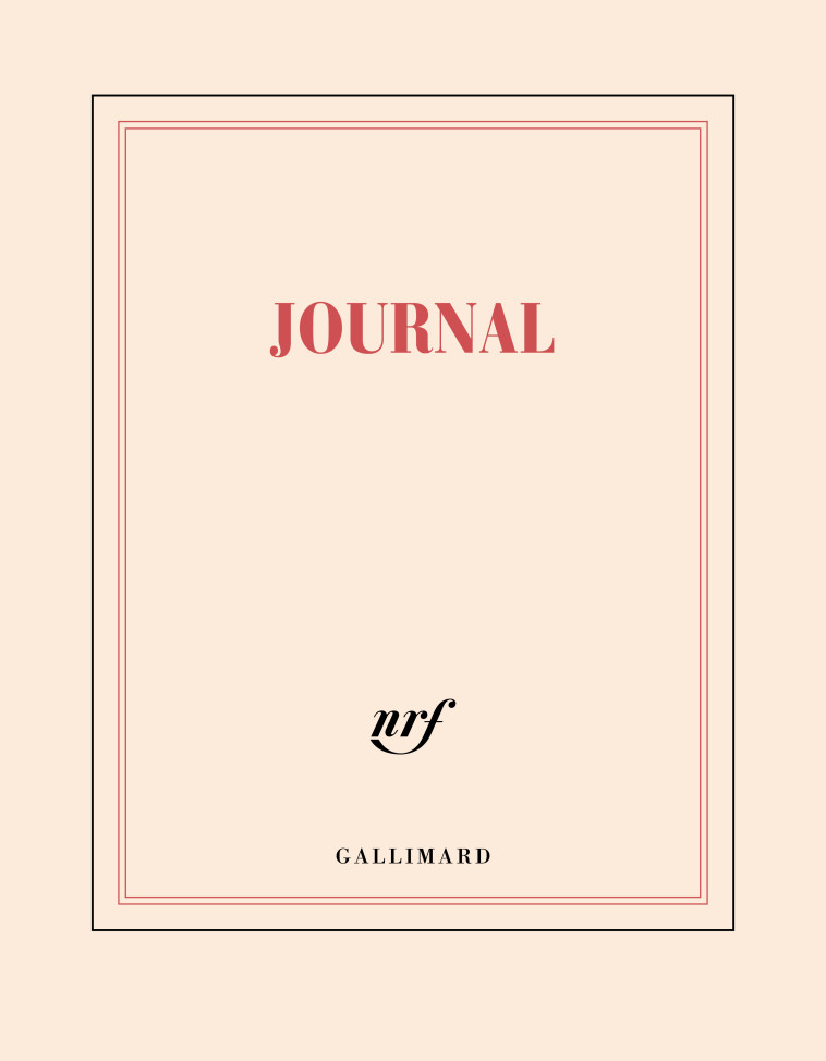 Carnet carré "Journal" (papeterie) - Collectifs  - GALLIMARD