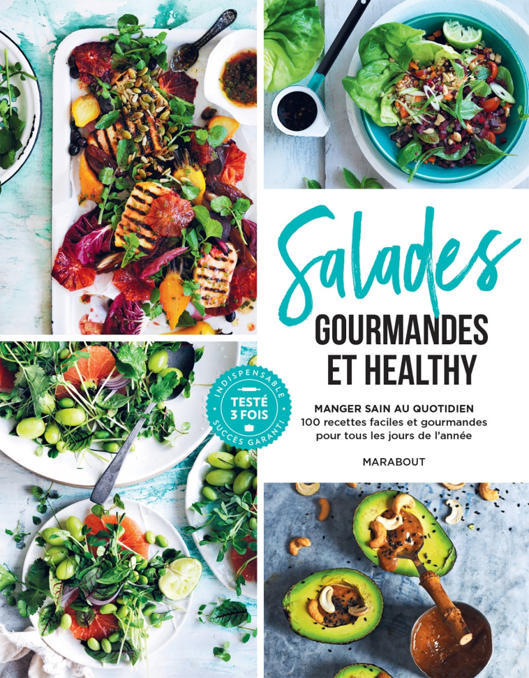 Salades gourmandes et healthy - ACP  - MARABOUT