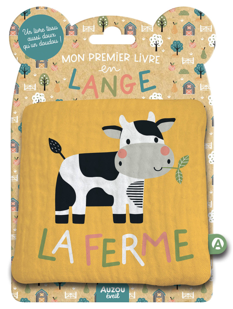 MON PREMIER LIVRE TISSU EN LANGE  - LA FERME - Kendall Wendy - AUZOU