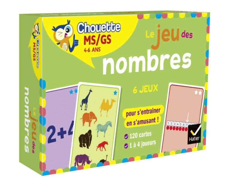 Chouette - Le jeu des nombres MS-GS - Iribarne Muriel, Domergue Lucie - HATIER