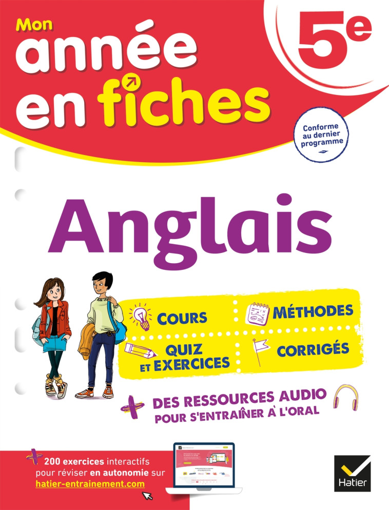 Anglais 5e (fiches de révision & exercices) - Prévot Nada - HATIER