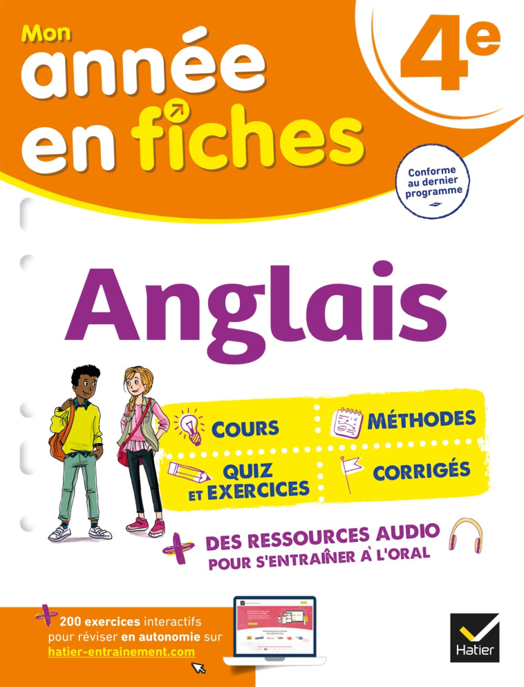 Anglais 4e (fiches de révision & exercices) - Prévot Nada, Collard Sylvie - HATIER