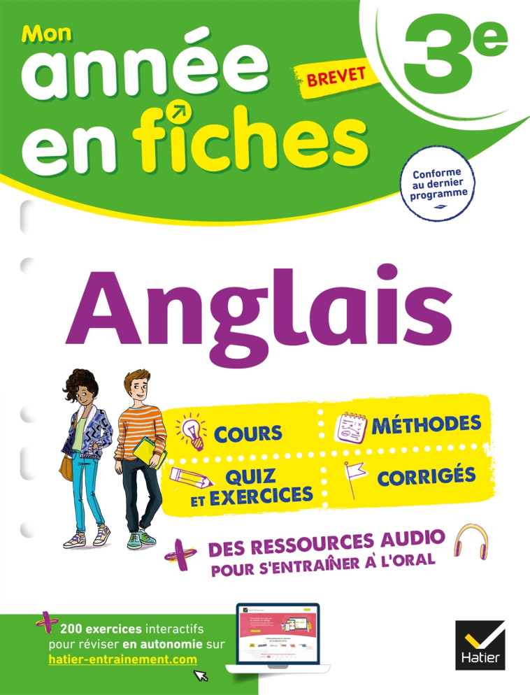 Anglais 3e (fiches de révision & exercices) - Prévot Nada, Bignaux Jeanne-France - HATIER