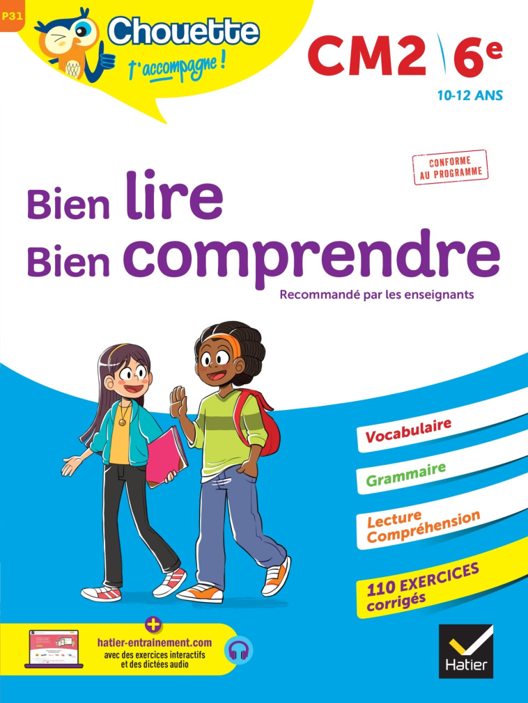 Chouette - Bien lire, bien comprendre CM2/6e - Bézu-Debs Pascale, Jehl Marie-Anne, Jenner Metz Florence, Vallancien Grégoire - HATIER