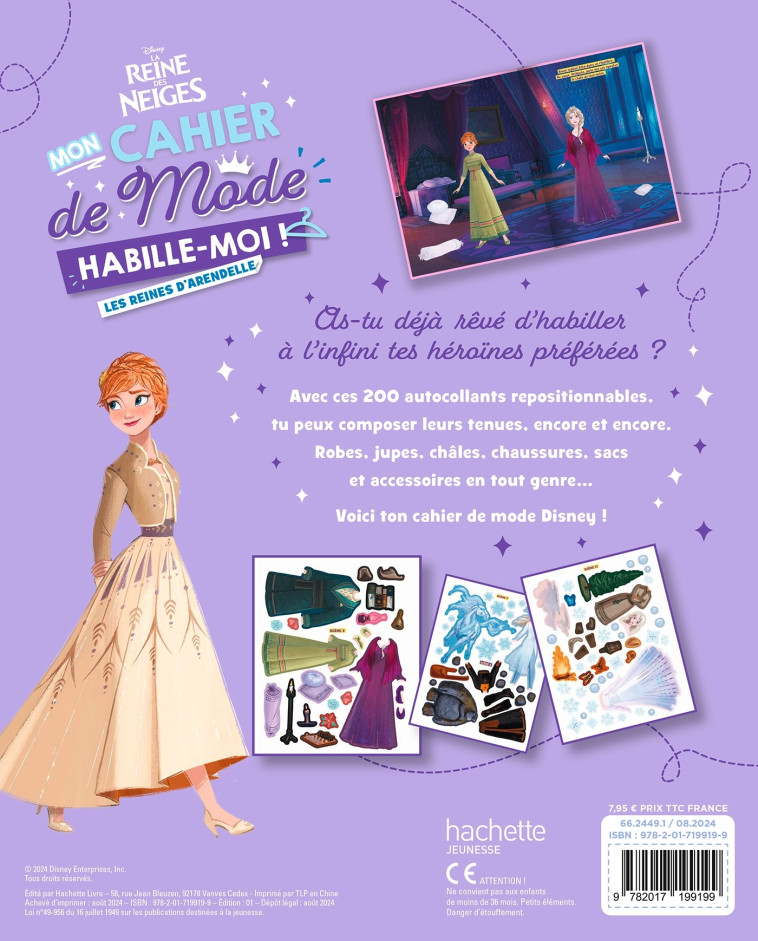 LA REINE DES NEIGES - Habille-moi ! - Disney -  - DISNEY HACHETTE