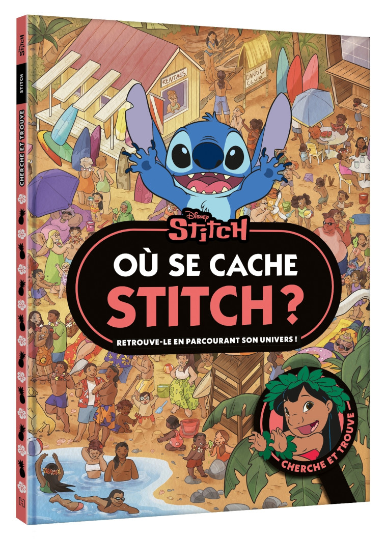 STITCH - Où se cache Stitch ? - Cherche et trouve - Disney -  - DISNEY HACHETTE