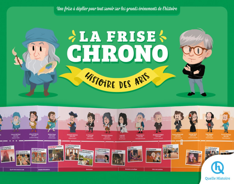 La frise chrono Histoire des Arts -  Quelle Histoire Studio - QUELLE HISTOIRE