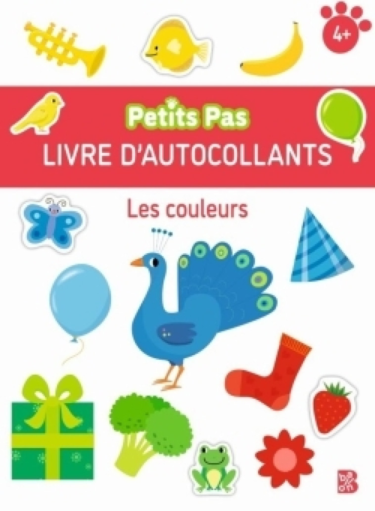 Petits Pas autocollants: Les couleurs -  - BALLON