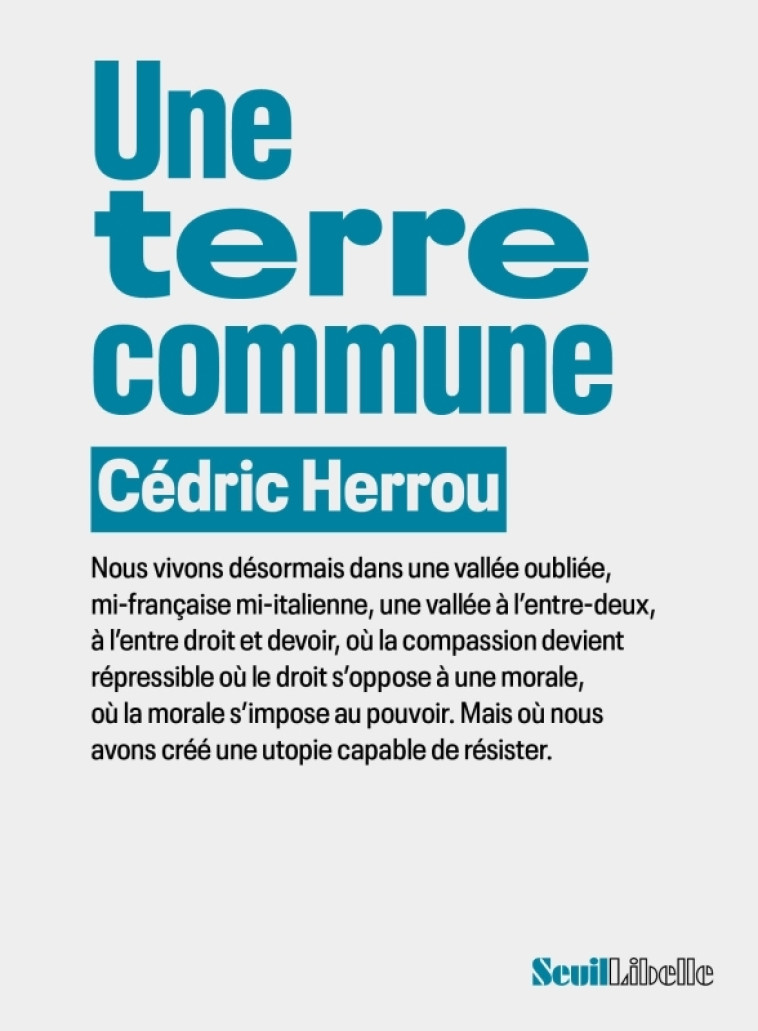 UNE TERRE COMMUNE - CEDRIC HERROU - SEUIL