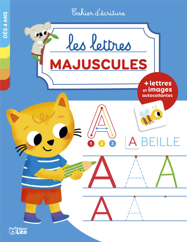 CAHIER D'ECRITURE LETTRES MAJ - XXX - LITO