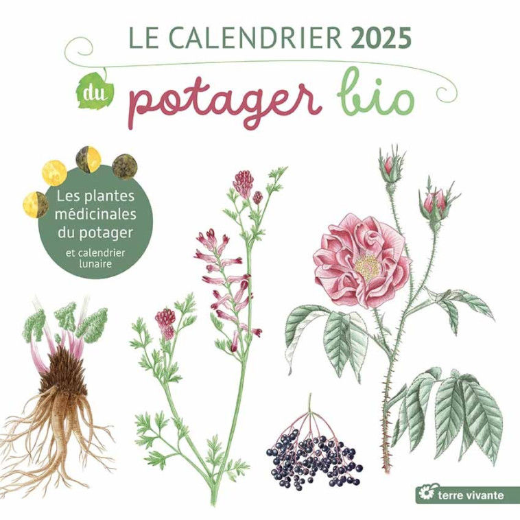 Calendrier 2025 du potager bio - Bécot Déborah - TERRE VIVANTE