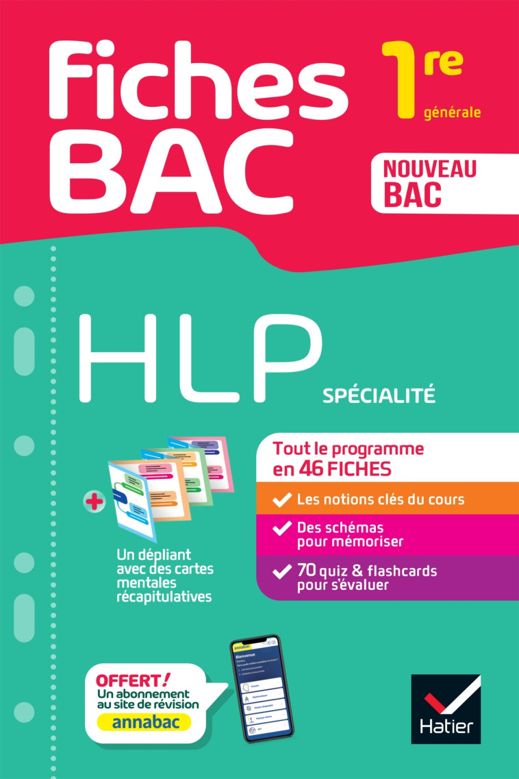 Fiches bac - HLP 1re générale (spécialité) - Lamouche Fabien, Spies Swann, Touet Bérangère - HATIER