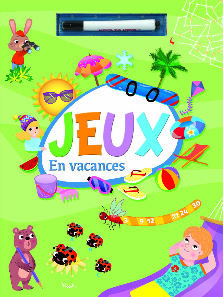 Jeux en vacances  - Collectif  - PICCOLIA