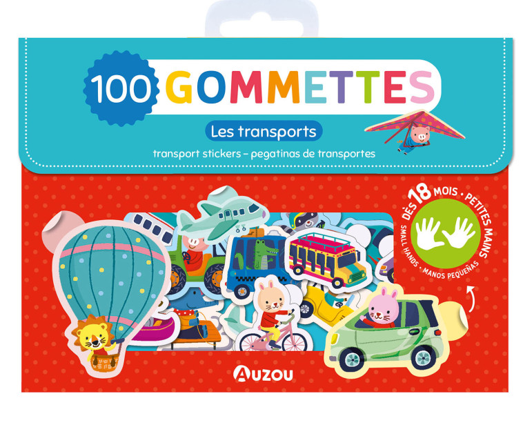 MA POCHETTE DE 100 GOMMETTES  - 100 GOMMETTES - TRANSPORTS - Ho Jannie - AUZOU