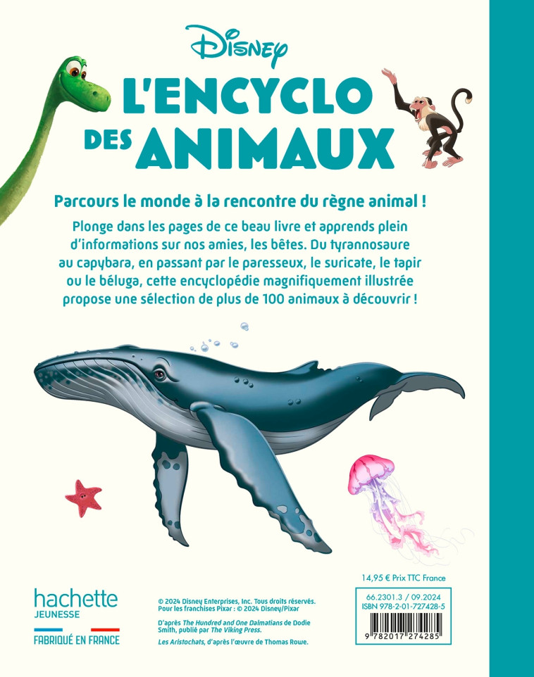 DISNEY - L'Encyclo des animaux -  - DISNEY HACHETTE