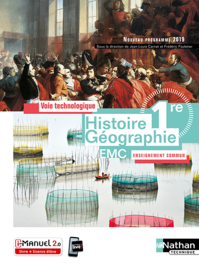 Histoire-Géographie EMC 1re - Voie technologique - Enseignement commun - Livre + licence élève - Bresolin Yves, Colonna Dominique, Delmas Dominique, Godeau Éric, Houley Rémi, Ladigue Valérie, Macias Marie-Carmen, Magotteaux Yves, Micolier Franck, Perrin A