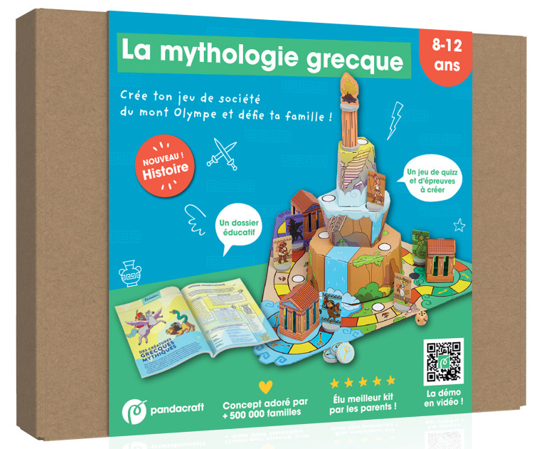 La mythologie grecque - Kit ludo-éducatif 8-12 ans -  - PANDACRAFT