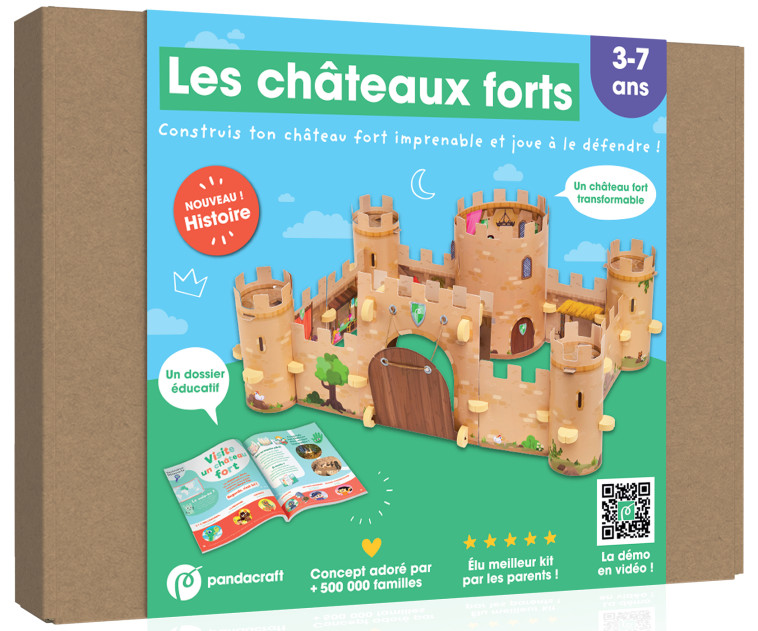 Les châteaux forts - Kit ludo-éducatif 3-7 ans -  - PANDACRAFT