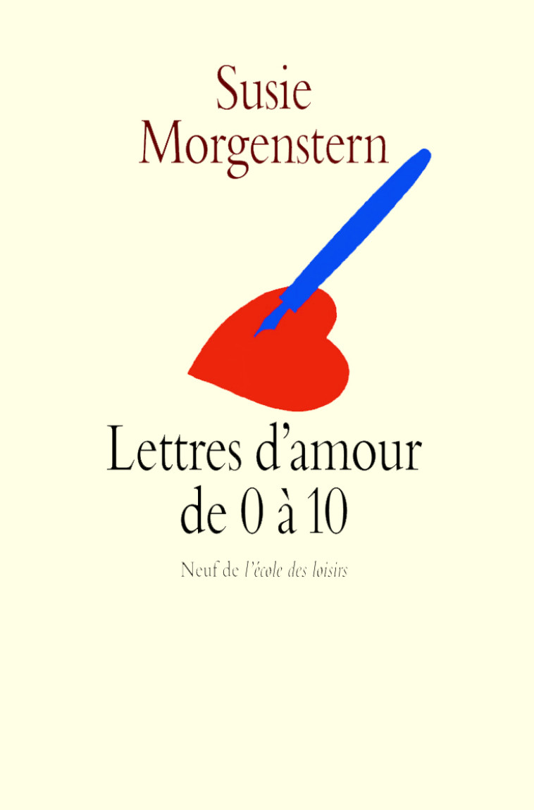 lettres d'amour de 0 a 10 (poche) - Morgenstern Susie - EDL